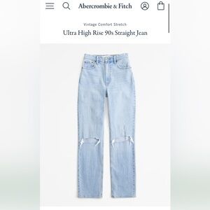 Abercrombie & Fitch Vintage Light Blue Jeans